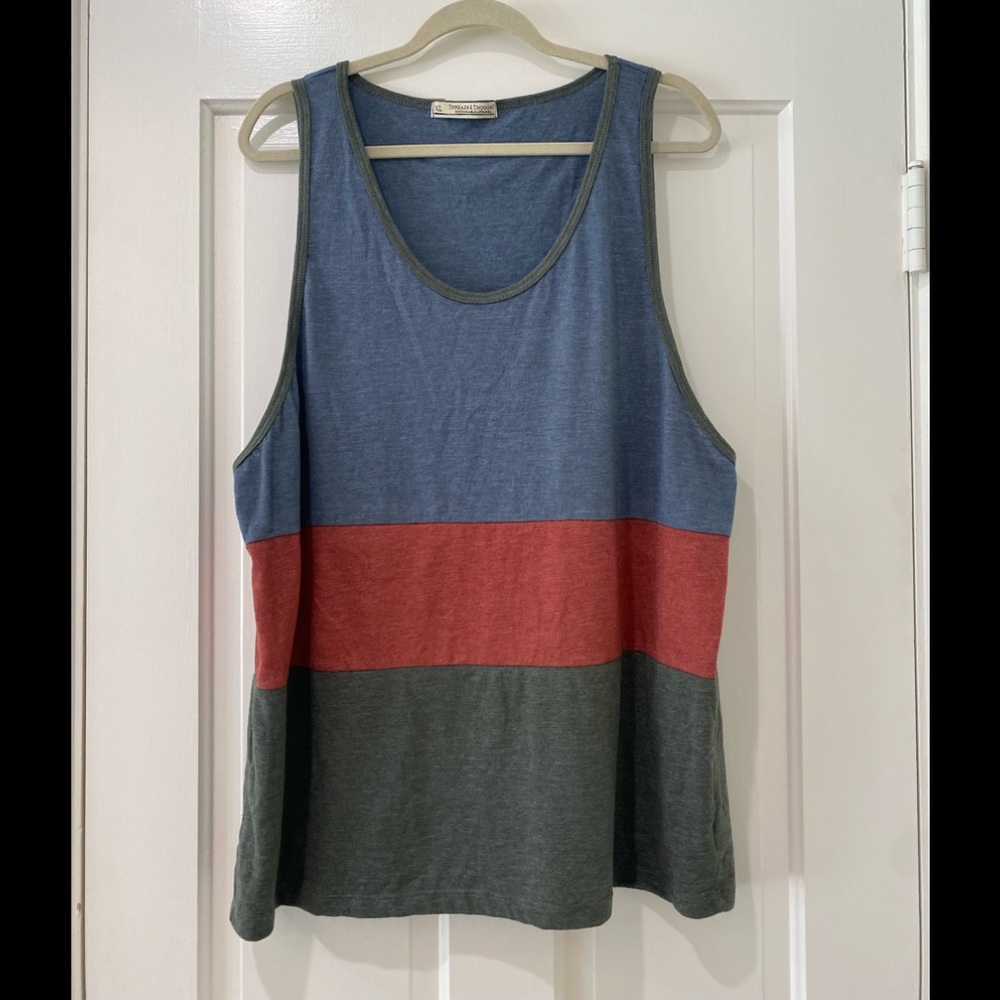 Threads 4 Thoughts Mens tank top cutoff sleeveless shirt